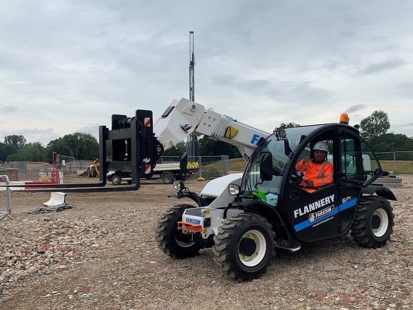 UK’s first electric forklift trialled by HS2